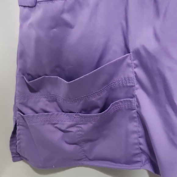 Ada Women's Purple V-Neck Blouse - Picture 4 of 7